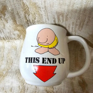 Vintage Ziggy Coffee Mug Cup This End Up 1979 Tom Wilson
